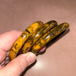 Mississippi Mud Bakelite Bangle Set